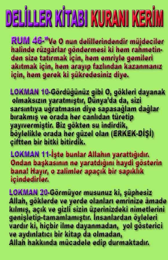 Allahın Varlığının Delilleri, Allahın Delilleri, Tanrının ispatı, Tanrının kanıtları, Allahın ispatı, Allahin delilleri