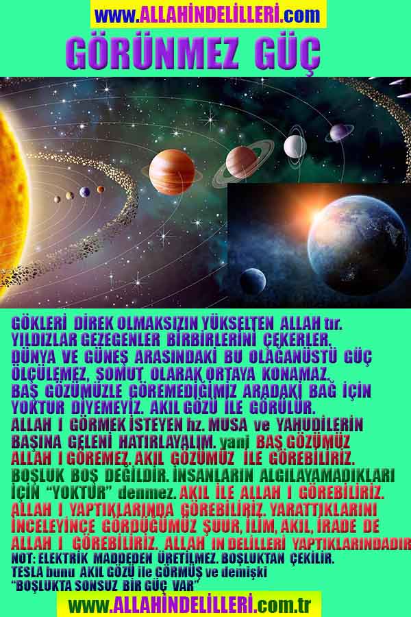 Allahın Varlığının Delilleri, Allahın Delilleri, Tanrının ispatı, Tanrının kanıtları, Allahın ispatı, Allahin delilleri
